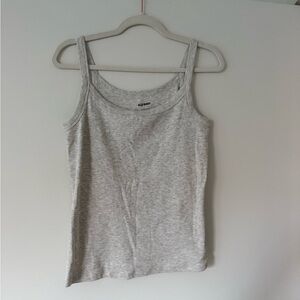 Old Navy Gray Sleeveless Fitted Camisole
